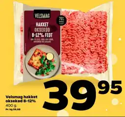 Netto VELSMAG Hakket oksekød 8-12% tilbud
