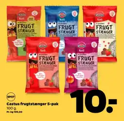 Netto CASTUS Frugtstænger 5-pak tilbud