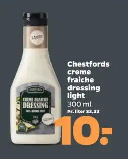 Netto CHESTFORDS Creme fraiche dressing light tilbud