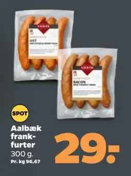 Netto AALBÆK Frank- furter tilbud