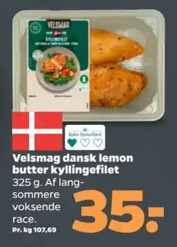 Netto VELSMAG Dansk lemon butter kyllingefilet tilbud
