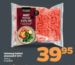 Netto VELSMAG Hakket oksekød 8-12% tilbud