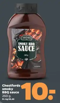 Netto CHESTFORDS Smoky BBQ sauce tilbud