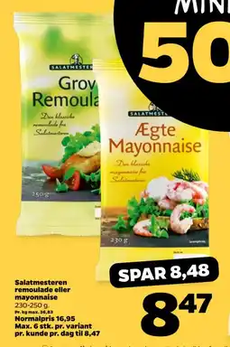 Netto SALATMESTEREN Remoulade eller mayonnaise tilbud