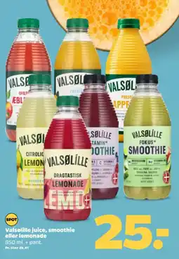 Netto VALSØLILLE Juice, smoothie eller lemonade tilbud