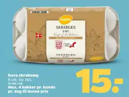 Netto DAVA Skrabeæg tilbud