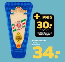 Netto Grana padano tilbud