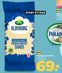 Netto Klovborg skæreost tilbud