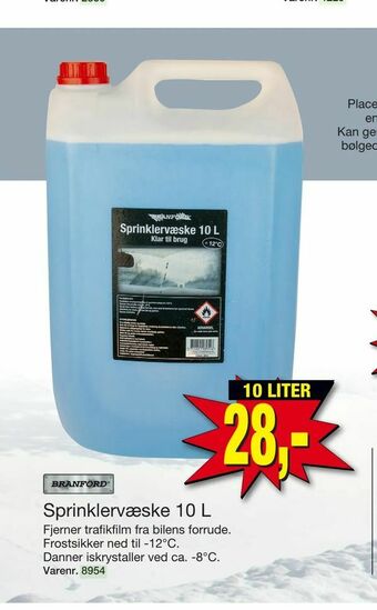Sprinklervæske 10 L