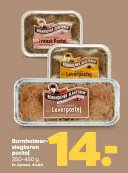 Netto BORNHOLMER- SLAGTEREN Postej tilbud