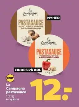 Netto LA CAMPAGNA Pastasauce tilbud