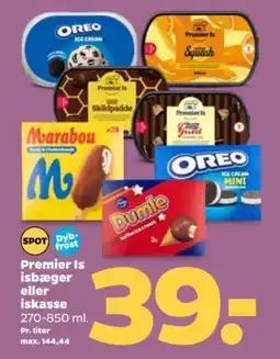 Netto Premier Is isbaeger eller iskasse tilbud