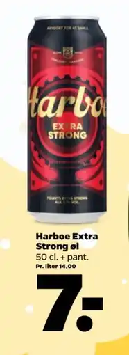 Netto HARBOE Extra strong øl tilbud