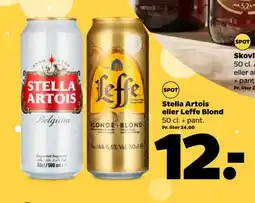Netto Stella artois eller leffe blond tilbud