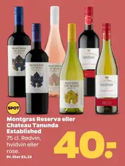Netto MONTGRAS Reserva eller chateau tanunda established tilbud