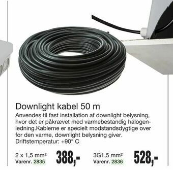 Harald Nyborg Downlight kabel 50 m tilbud