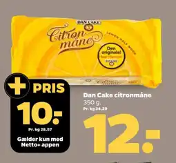 Netto DAN CAKE Citronmåne tilbud