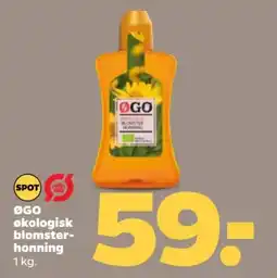 Netto ØGO Økologisk blomster- honning tilbud