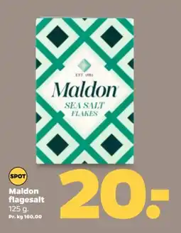 Netto MALDON Flagesalt tilbud