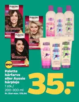 Netto Palette hårfarve eller aussie hårpleje tilbud