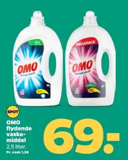 Netto OMO Flydende vaske- middel tilbud