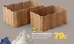 Netto Kurv med bølgekant tilbud