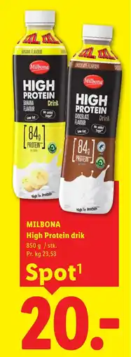 Lidl MILBONA High Protein drik tilbud