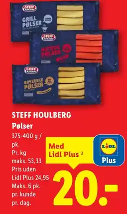 Lidl STEFF HOULBERG Pølser tilbud