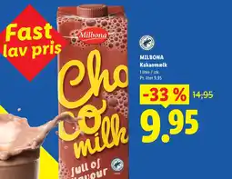 Lidl MILBONA Kakaomælk tilbud