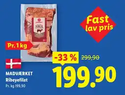 Lidl MADVÆRKET Ribeyefilet tilbud