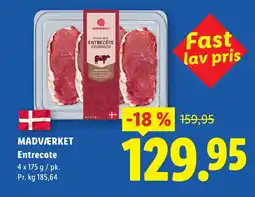 Lidl MADVÆRKET Entrecote tilbud