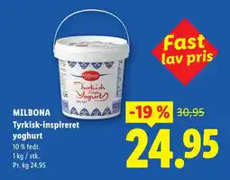 Lidl MILBONA Tyrkisk-inspireret yoghurt tilbud