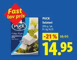 Lidl PUCK Salatost tilbud