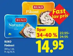 Lidl BUKO Flødeost tilbud