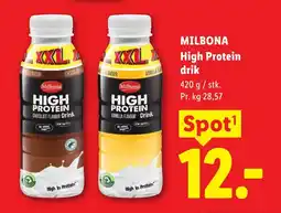 Lidl MILBONA High Protein drik tilbud