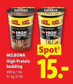 Lidl MILBONA High Protein budding tilbud