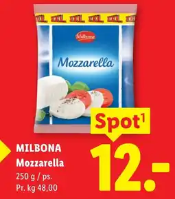 Lidl MILBONA Mozzarella tilbud
