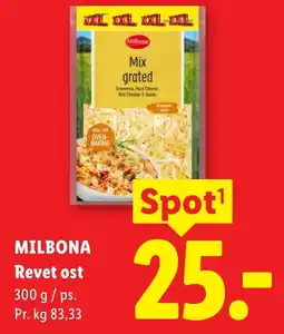 Lidl MILBONA Revet ost tilbud