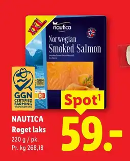 Lidl NAUTICA Røget laks tilbud