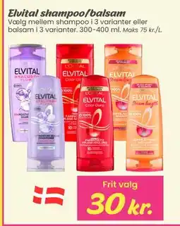 Hi five Elvital shampoo/balsam tilbud