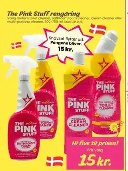 Hi five The Pink Stuff rengøring tilbud