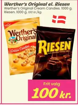 Hi five Werther’s Original el. Riesen tilbud