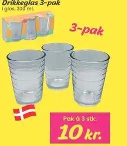 Hi five Drikkeglas 3-pak tilbud