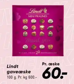 Bilka Lindt gaveæske tilbud
