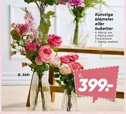 Bilka Kunstig rosebuket tilbud