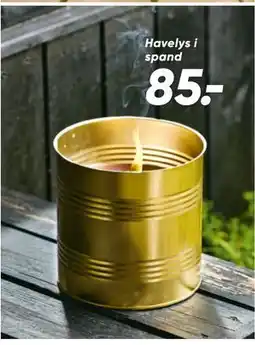 Bilka Havelys i spand tilbud