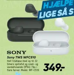 Bilka Sony TWS WFC510 tilbud