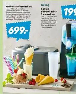 Bilka Køkkenchef ismaskine tilbud
