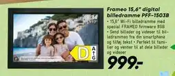 Bilka Frameo 15,6” digital billedramme PFF-1503B tilbud