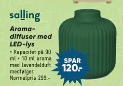 Bilka Aromadiffuser med LED-lys tilbud